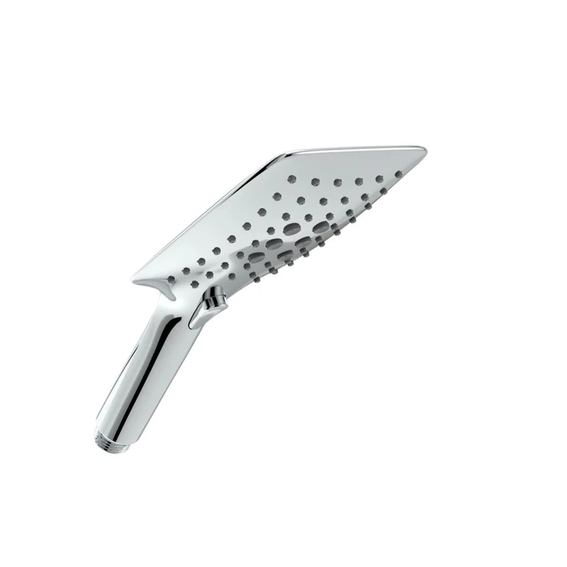 Bristan HAND21 C Large Square 3 Function Push Button Handset, Chrome