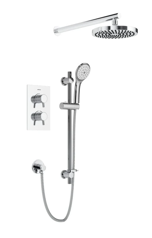 Bristan SHWR PK2 Complete Prism Shower, Chrome