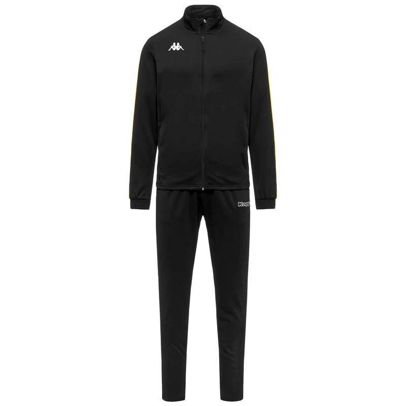Kappa SALCITO TKS Tracksuit, Men, Black/Yellow, XL