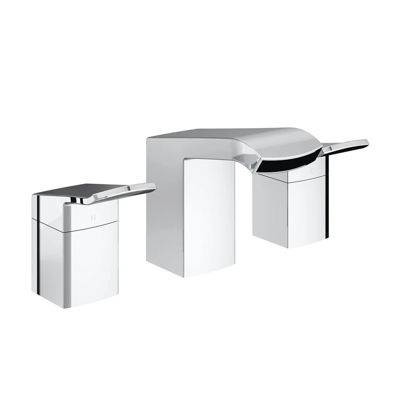 Bristan DSC 3HBAS C Descent 3 Hole Basin Mixer, Chrome