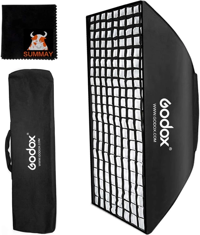 GODOX unisex-adult Sb-fw6090-60x90 Cm Softbox W. Grid 60x90 Cm, Black, One Size - Image 1