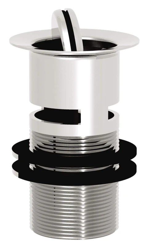 Bristan W BASIN12 C Round Fliptop Basin Waste Slotted C, Chrome