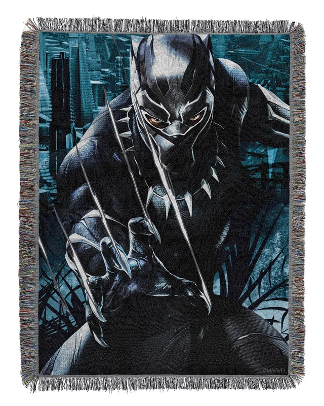 Northwest Throw Blanket, Acrylic, Ripper, 48" x 60" - Image 1
