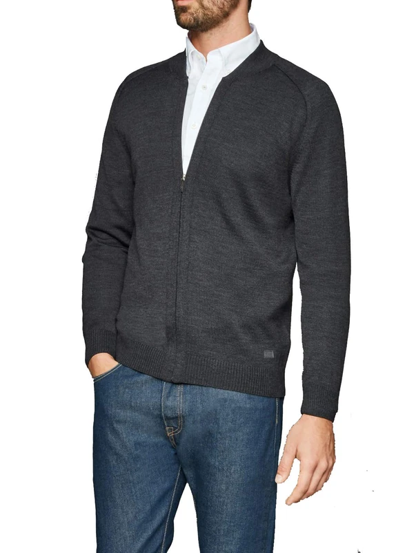 Maerz Men's Strickjacke Cardigan, Grey (Anthrazit 591), X-Large (Size: 54)