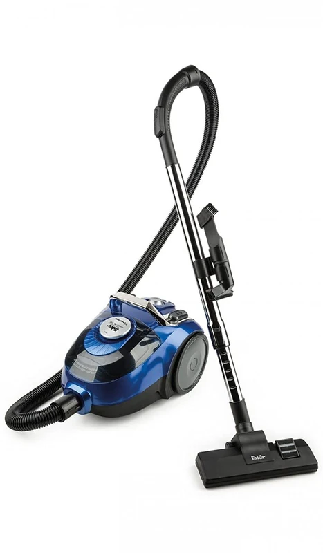 Fakir Apollo BL 150 Bagless Vacuum Cleaner I Cyclone Vacuum Cleaner with High Performance Motor, EPA 10 Filter & Combination Nozzle, 800 W, Blue/Silver - Image 1