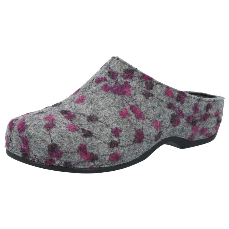 Berkemann Women's Donata Slippers, Grey Light Grey Polka dots 645, 5.5 UK