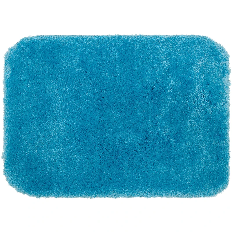 Mohawk Home Machine Washable Royal Bath Mat, Carribean Blue (2' x 3' 4")