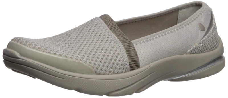 BZees Women's Lollipop Sneaker, Taupe Swimsuit Net Fabric, 8 UK