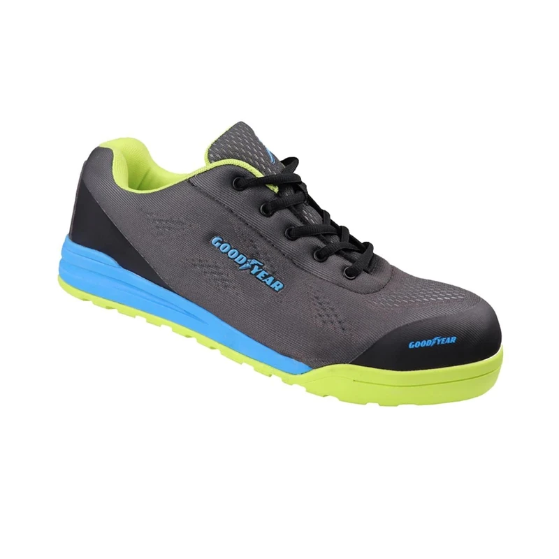 Goodyear Workwear GYSHU1569 Mens Metal Free Work Safety Trainer with Non Metallic Composite Toe Cap S1P / SRA, Multi Colour, 8 UK / 42 EU