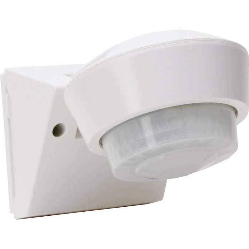 Kopp Infracontrol 824602019 Motion Sensor 240° 16 m Range Infrared Motion Sensor Surface-Mounted for Outdoor and Indoor Use IP55 White