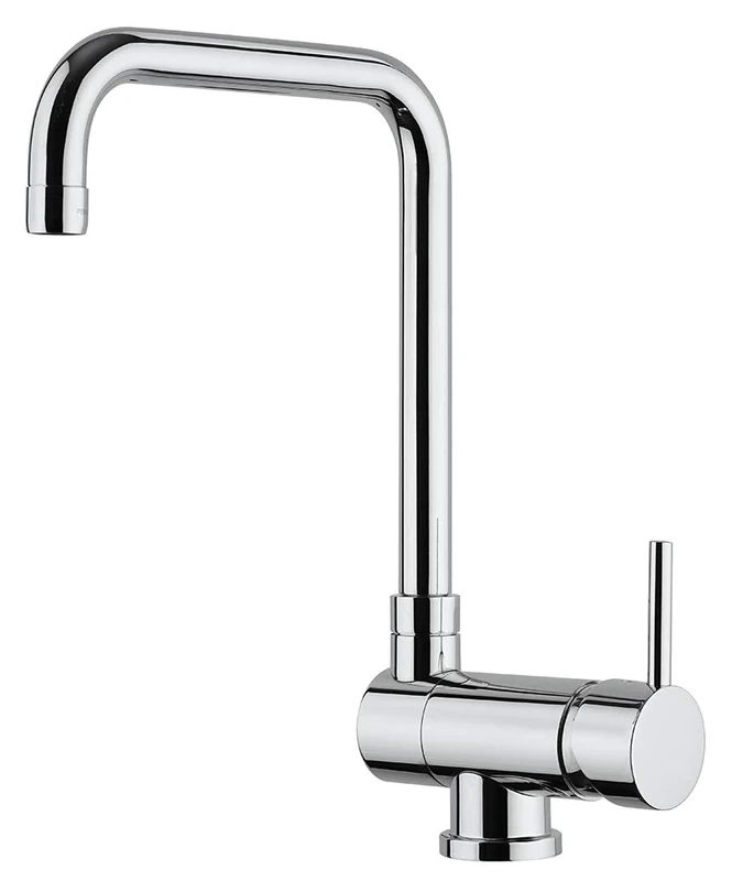 First f-2451p/01fam Single-Handle Kitchen Sink sottofinestra Angle Rod Folding Tube, Chrome