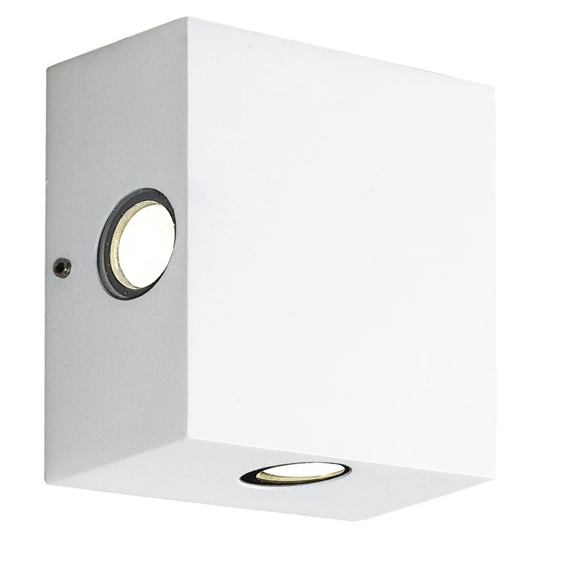Airam Geta LED Outdoor Wall Light Four Beams 8 W 110 x 110 x 50 mm Bianco - Image 1