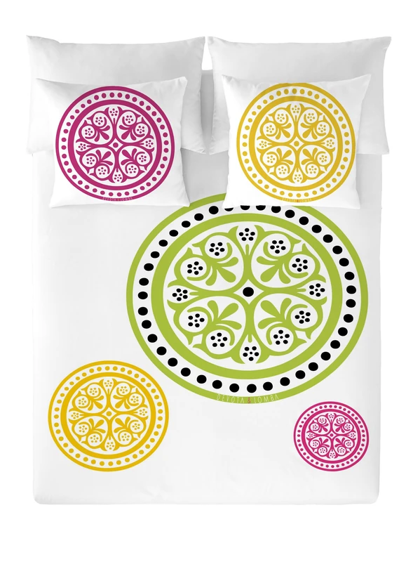 Devota & Lomba Duvet Cover Modern 135 x 42 x 4 cm Multi-Coloured