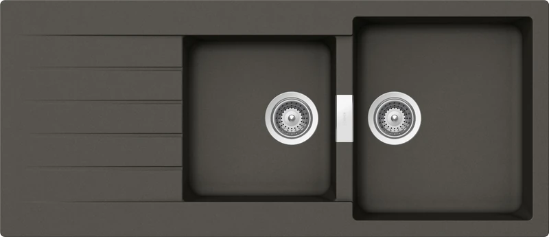 Schock 100x50x25 cm Asphalt 1.5 Bowl Kitchen Sink
