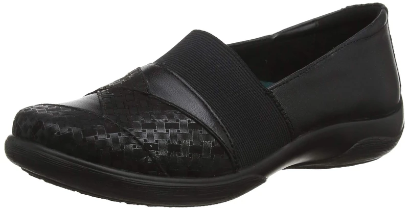 Padders Violin Loafers, Black (Black/Combi 38), 3 UK