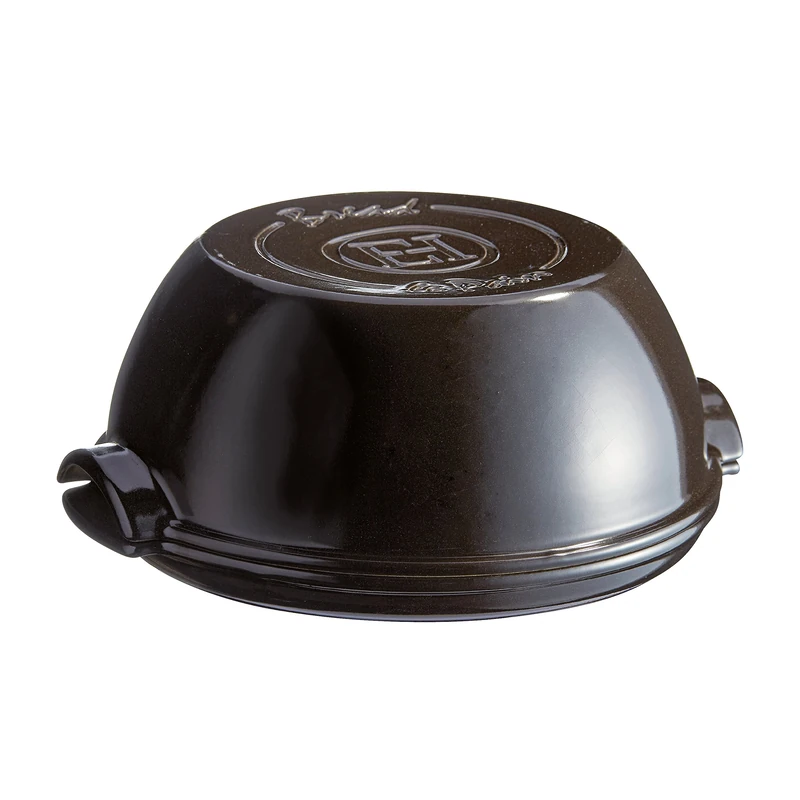 Emile Henry EH799507 Home Bread Set, Ceramic, Charcoal Black, 32.5 x 30 x 15 cm
