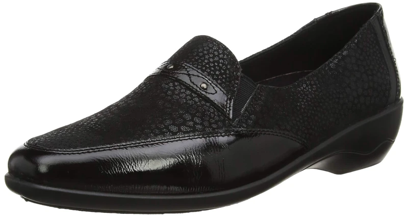 Padders Opal, Women’s Loafers, Black (Black 38), 6 (39 EU) - Image 1