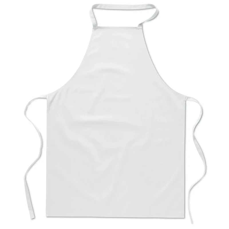 eBuyGB Pack of 10 Catering Cooking Plain Chef's Unisex Kitchen Apron, Cotton, White