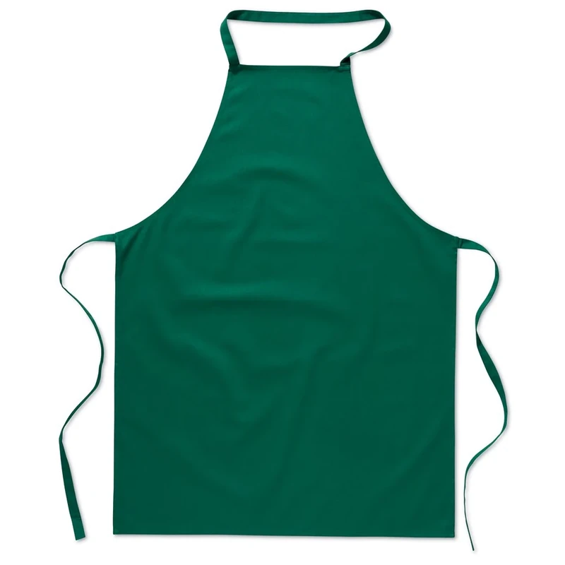 eBuyGB Pack of 10 Catering Cooking Plain Chef's Unisex Kitchen Apron, Cotton, Green