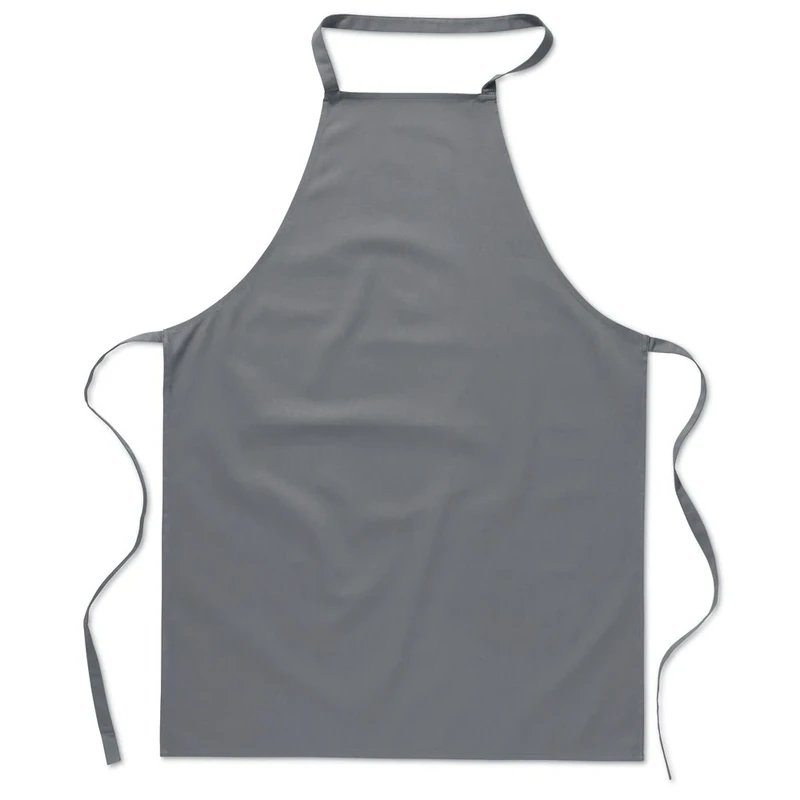 eBuyGB Pack of 10 Catering Cooking Plain Chef's Unisex Kitchen Apron, Cotton, Grey