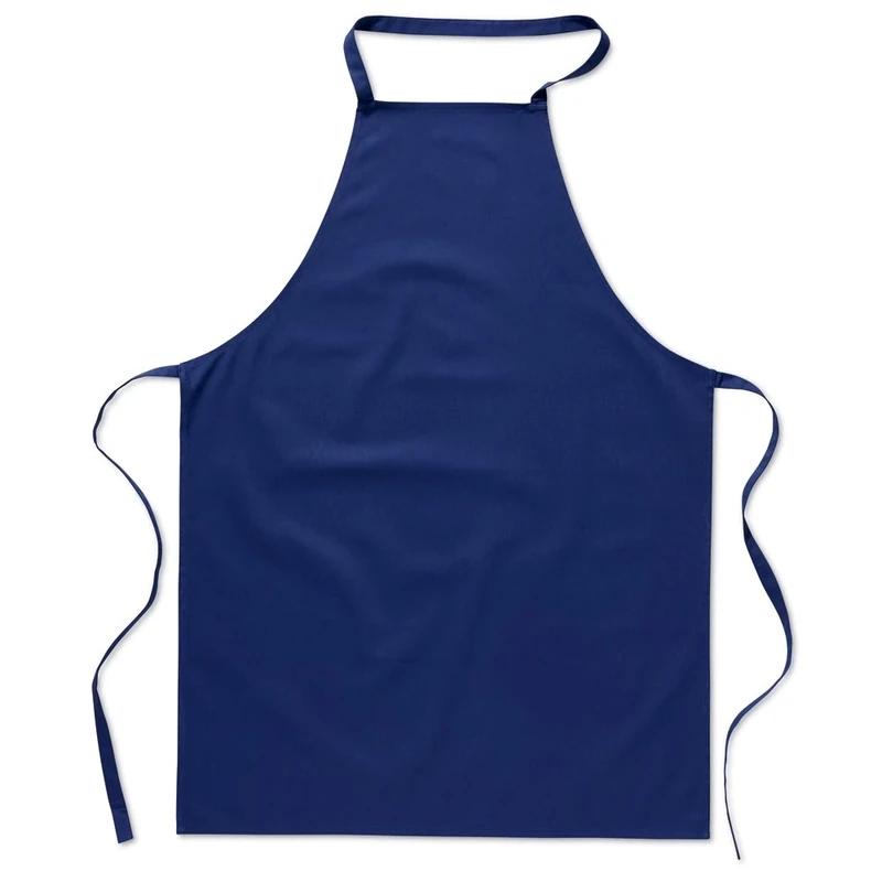 eBuyGB Pack of 10 Catering Cooking Plain Chef's Unisex Kitchen Apron, Cotton, Blue