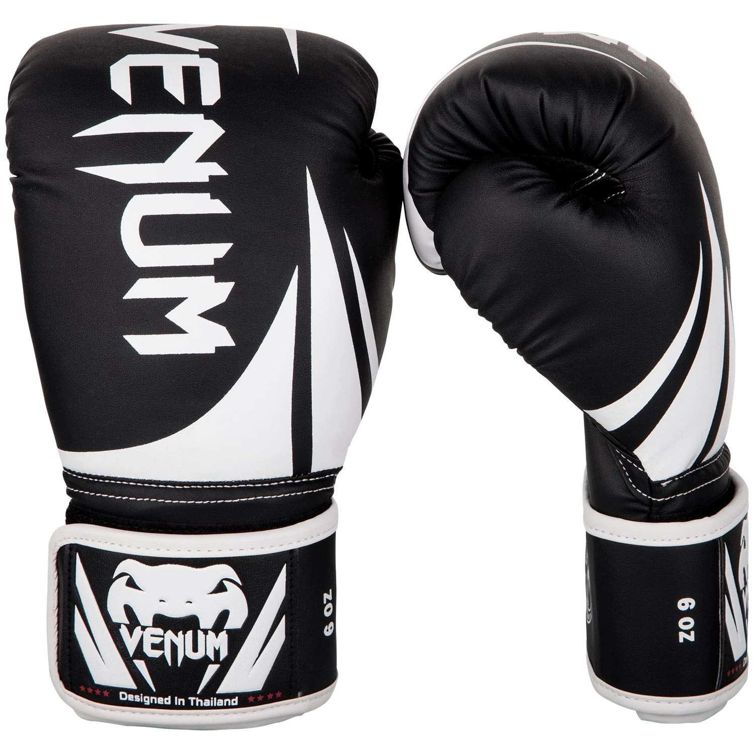 Venum, Challenger 2.0 Kids Boxing Gloves, Unisex Kids, 6 Oz, Black/White