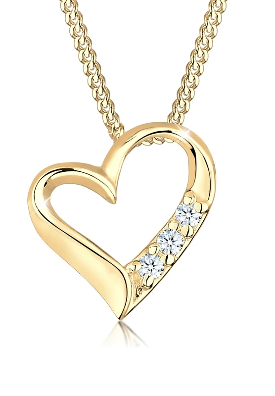 Diamore Women's 925 Sterling Silver Pendant Necklace 0112691317_45 - 45cm length