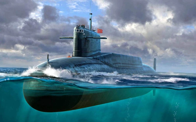 Trumpeter 1:144 - PLAN type 092 Xia Class Submarine