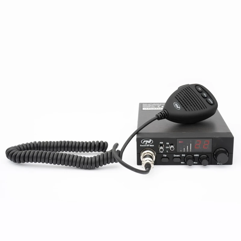 CB Radio PNI Escort HP 8024 adjustable ASQ, 12V - 24V, 4W AM/FM