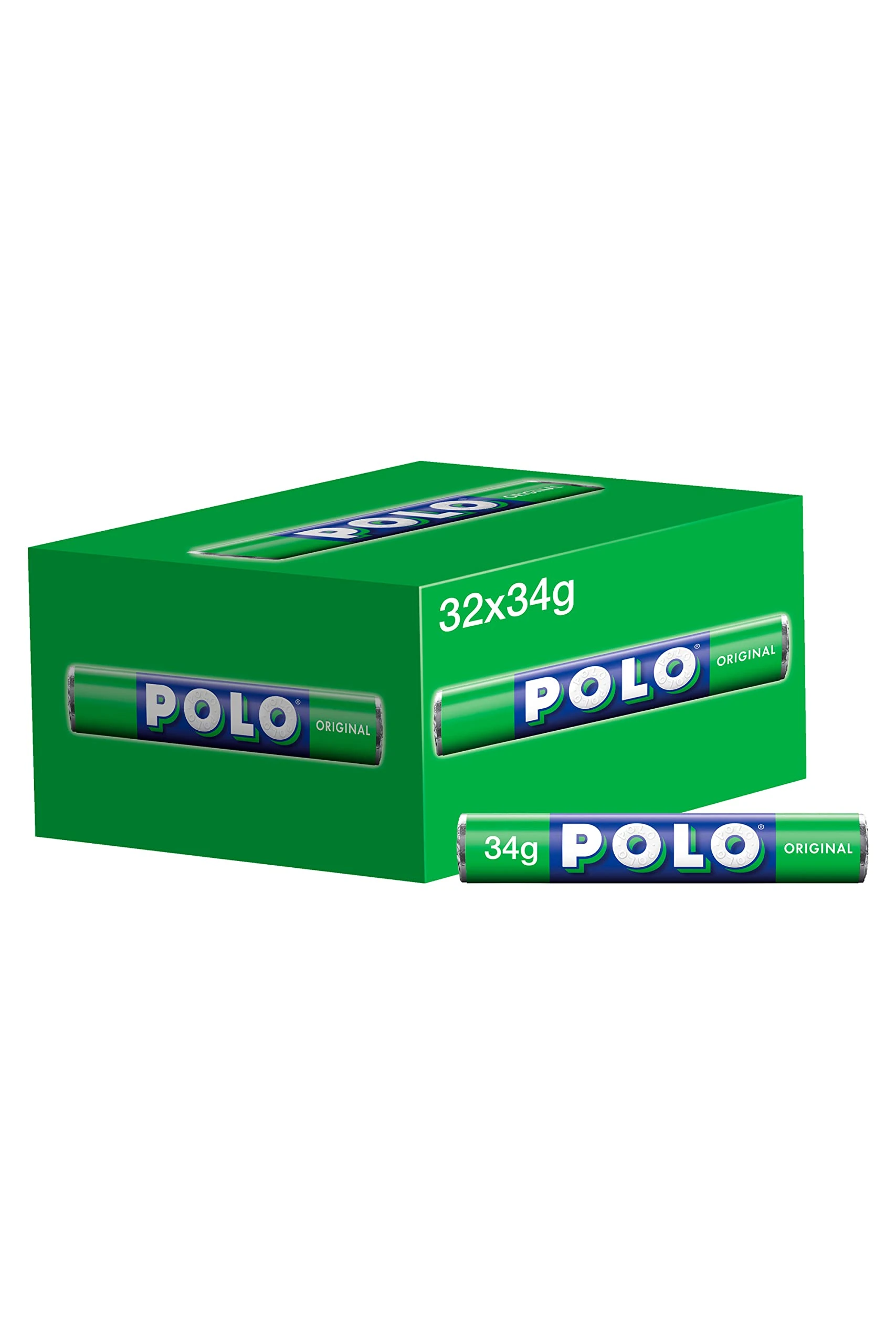 Polo Original Mints Tubes, 32 x 34 g