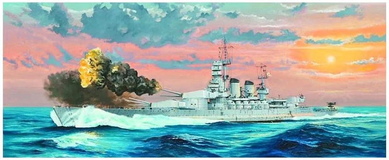 Trumpeter 1:350 - Italian Battleship RN Littorio 1941 - Image 1