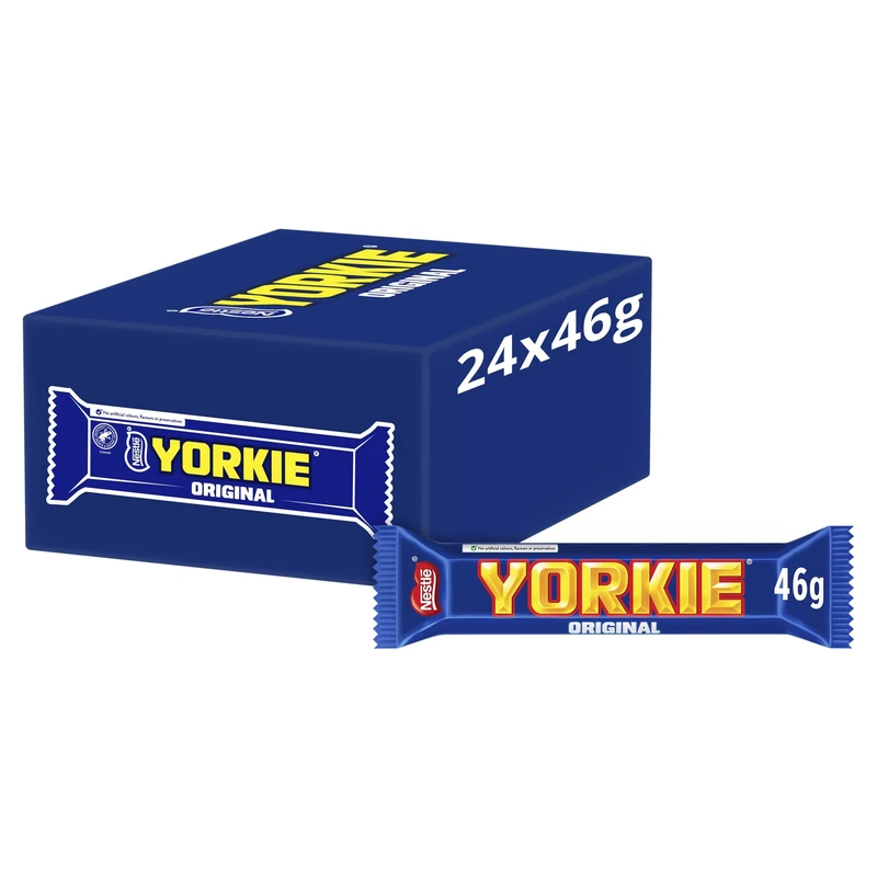 Yorkie Milk Chocolate Bars Multipack, 24 x 46 g 24 Count (Pack of 1) 46g 3 Pack