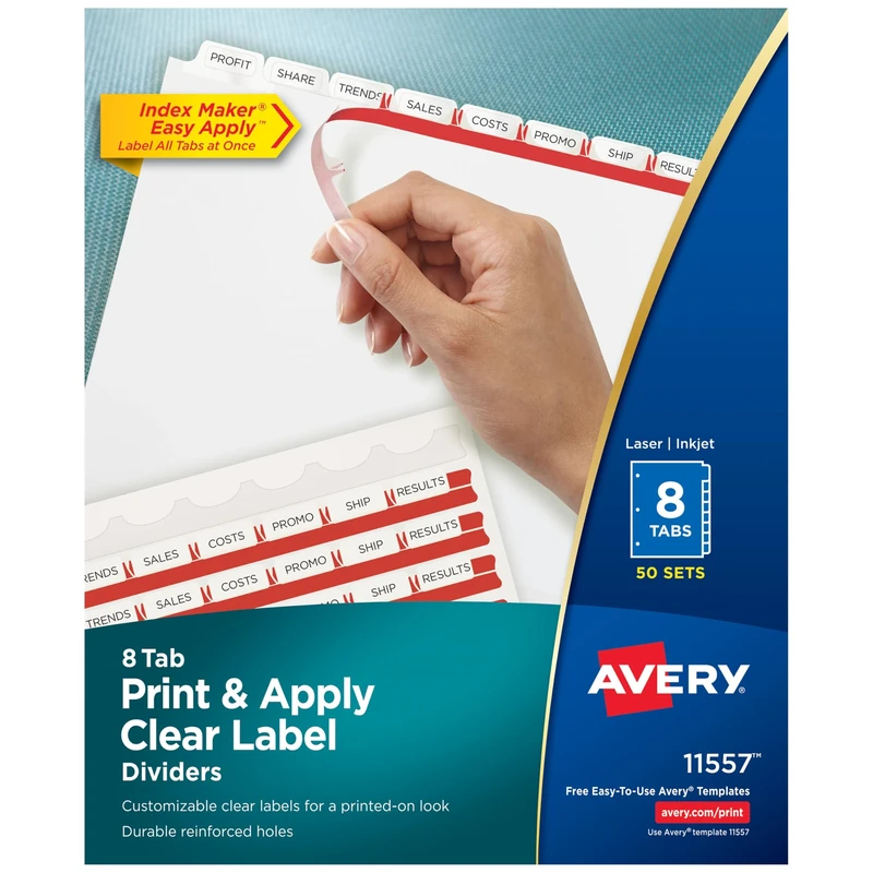 Avery (03300) Economy Binder, 1" Round Rings, 175 Sheets, Blue 50 Sets (2-Pack)