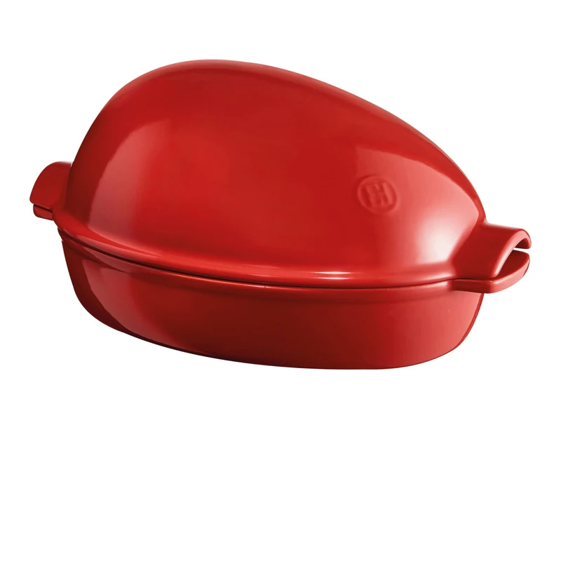 Emile Henry Eh349542 Ceramic Roasting Brick, Ceramic, Grand Cru, XL