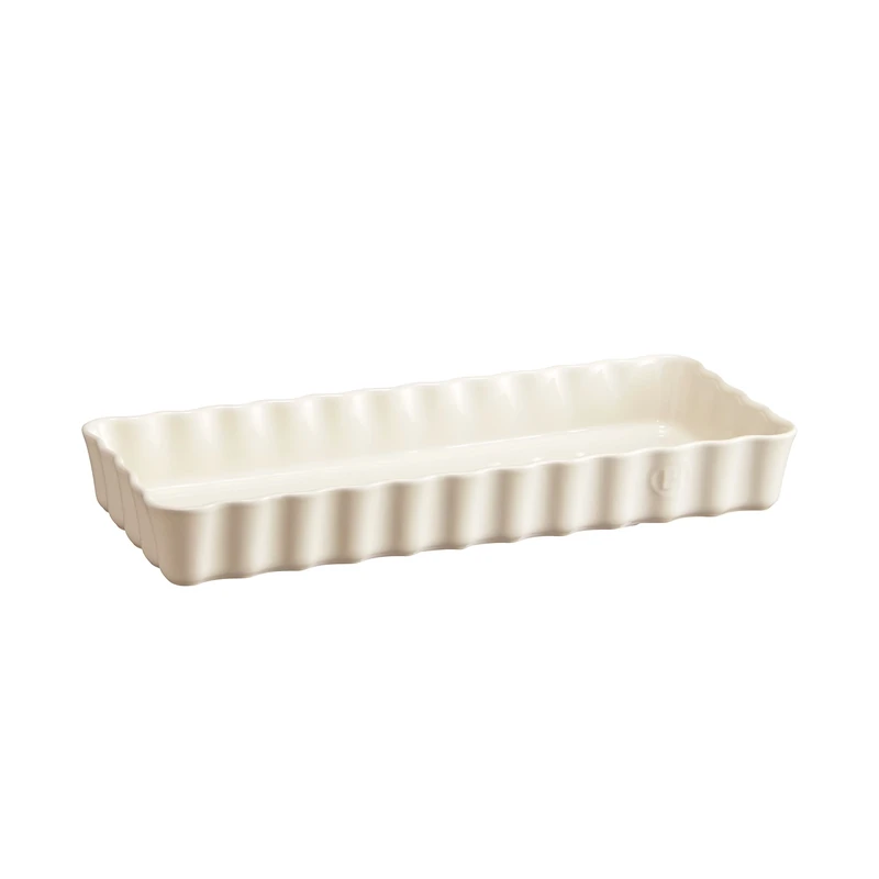 Emile Henry Ceramic Rectangular Pastry eh116034 Long, 36 x 15 x 5 cm, Ceramic, Slate, 36,5 x 15 x 5 cm