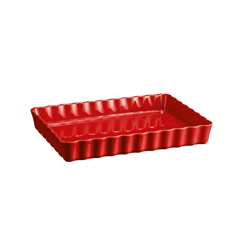 Emile Henry Ceramic Rectangular Pastry eh026038, 33 x 24 x 5 cm, Ceramic, Grand Cru, 33,5 x 24 x 5 cm