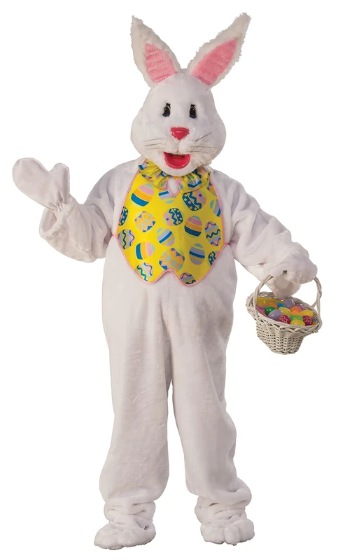 Rubies Easter Bunny Costume Plush White Full Body Mascot (X Large)