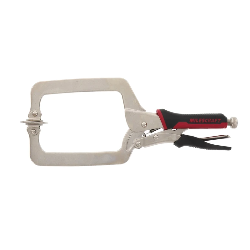 Milescraft 4002 6" Faceclamp - for Woodworking, Pocket Hole, Welding & More Silver