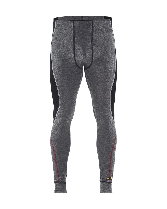 XLIGHT 100% Merino Wool Underwear, L, Medium Gray/Black
