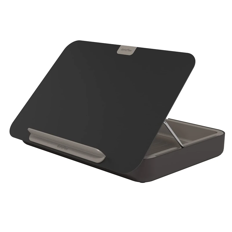 Dataflex Addit Bento Ergonomic Toolbox 903 - Hybrid Office Storage Container/Laptop-Tablet Stand/Document Holder for Hybrid Working - Black - Image 1