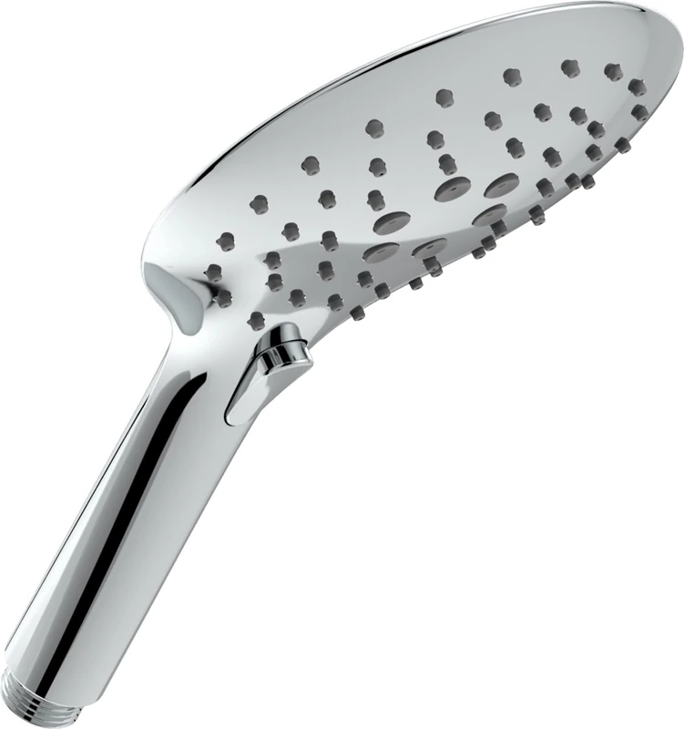 Bristan HAND22 C Large Round 3 Function Push Button Handset, Chrome