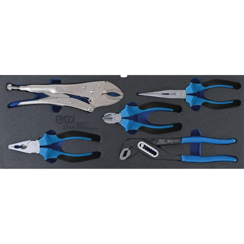BGS 3344 | Foam Tray for BGS 3312: Pliers Set | 5 pcs.
