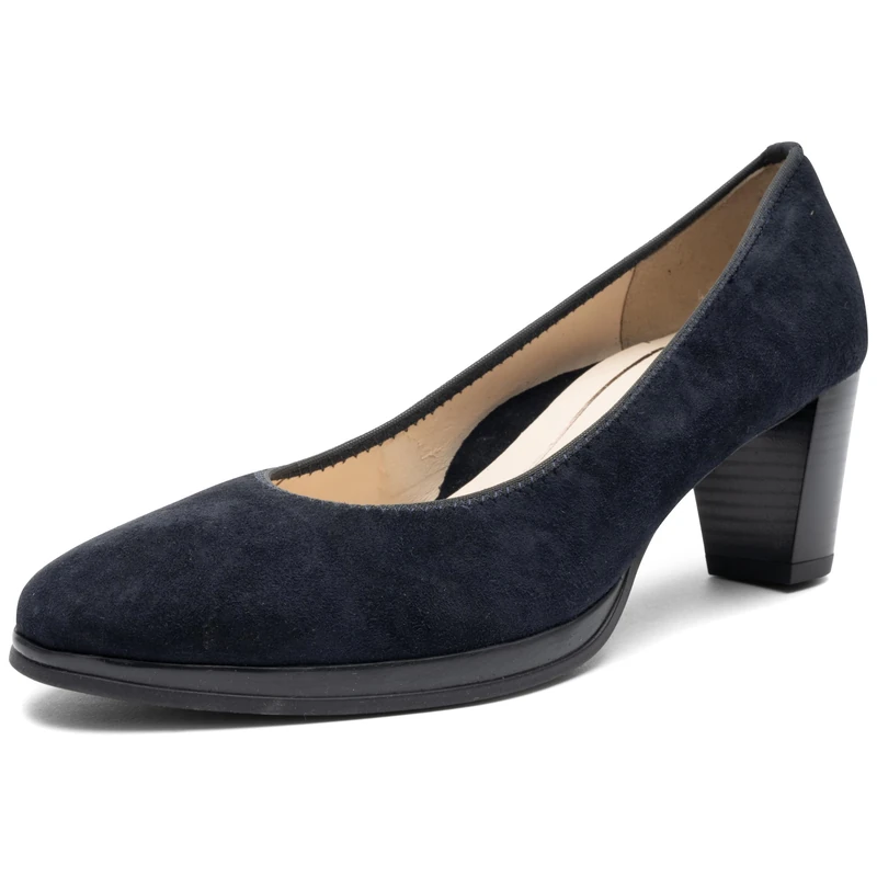 ARA Women's Orly 1213436 Closed Toe Heels, Blue Blue 02, 7 UK