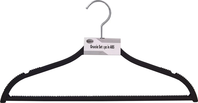 King Home g1780041/N Hanger, Black, 42 x 0.6 x 15 cm
