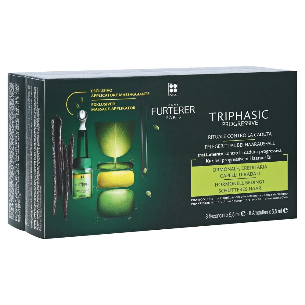 Furterer Triphasic Progressive Anti-Hair Loss Ritual Progressive Anti-Hair Loss Treatment 8 x 5,5ml
