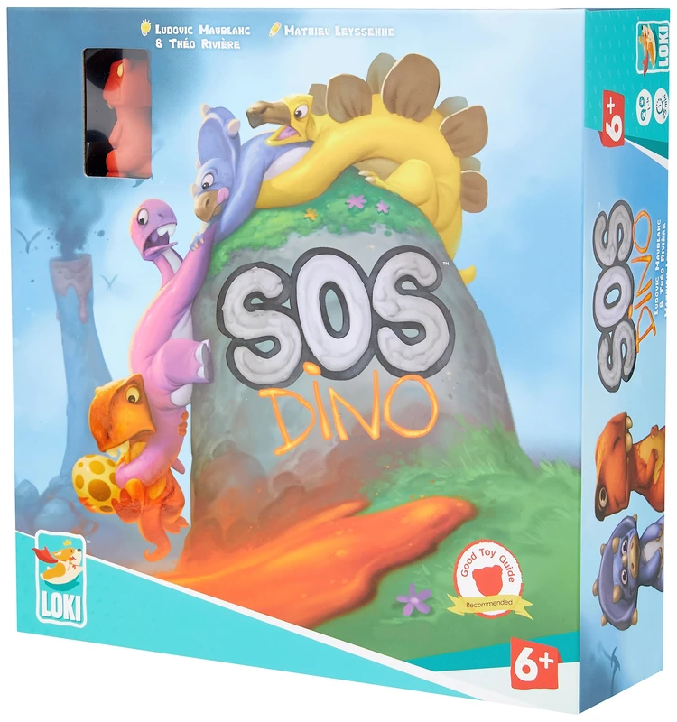 Lello SOS Dino Board Game Ages 7+ 1 To 4 Players 25 Mins Minutes Playing Time - Image 1