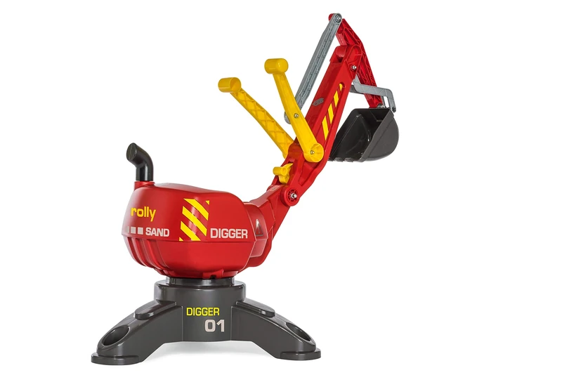 Rolly Toys Static 360 Degree Excavator With Digger Mechanism Colour Red Ages 3 Years+, 422036