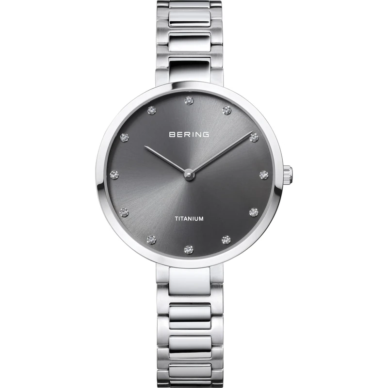 BERING Women Analog Quartz titanium collection Watch with Titan Strap and Sapphire Crystal 11334-772 - Image 1