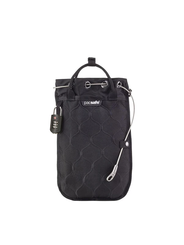 Pacsafe Travelsafe 3L Anti-Theft Portable Safe with TSA Lock, carrying bag, 3 Litres, Black - Image 1