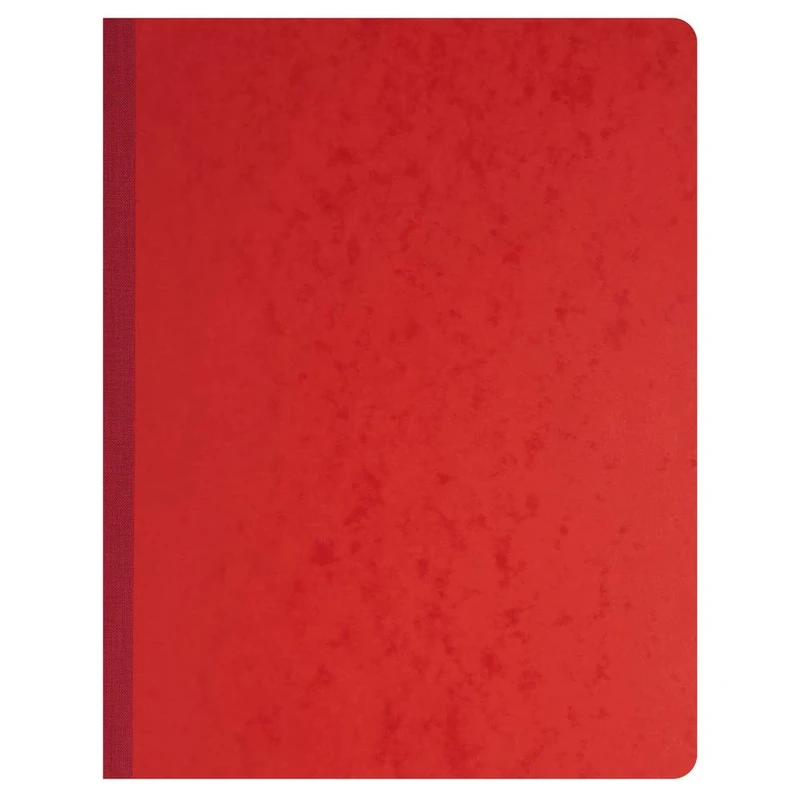 Exacompta - Ref. 14060RE - 1 Lazy head stitch 6 columns on 1 page - 31 lines - 80 foliated pages - vertical format 320 x 250 mm - cover in FSC certified glossy card - red colour